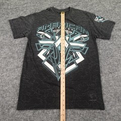 American Fighter Graphic T-shirt Mens Medium Gray Heather Cotton/Polyester MMA