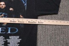 Creed 2009 Tour Y2K T-Shirt Black Double-sided Rock Music Adult Large