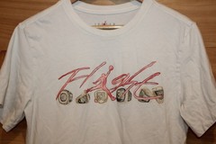 Jordan T-Shirt Men’s Small White Flight Championship Rings Basketball SS