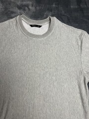 BYLT Men Brushed Herringbone Box Tee Mid Heather Grey Size L (NWT)