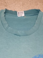 Vtg 90s Sun Faded WRV Wave Riding Vehicles Surf shirt Green Anvil Single Stitch