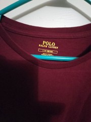 Polo Ralph Lauren Classic Fit Maroon T-Shirt Men’s Size L Crew Neck Pony Logo