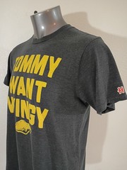 Tommy Want Wingy Large T-Shirt Homage Retro Tommy Boy Chris Farley Comedy 90s