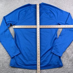 REI Co op Shirt Mens Medium Blue Lightweight Base Layer Long Sleeve Hiking Tee
