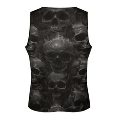 Graphic Novelty Skeleton 3D Tank Top