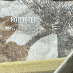 Hollister Heavyweight Boxy Fit Camo Print T-Shirt – Men’s Size M Retail $25
