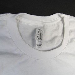 Canvas Short Sleeve Shirt Men’s White New without Tags Multiple Sizes