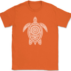 Turtle Mandala T-Shirt Beautiful Pattern Ocean Sea Shell Graphic Gift Tee