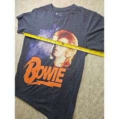 David Bowie Graphic T-Shirt Charcoal Heather Small