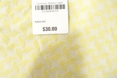 ALFANI GEO TEXTURED YELLOW SMALL SOFT PATTERN TEE TSHIRT MENS NWT NEW