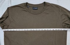 Size L JACHS NEW YORK Green Mens Long Sleeve Pullover Crew Neck Casual Shirt