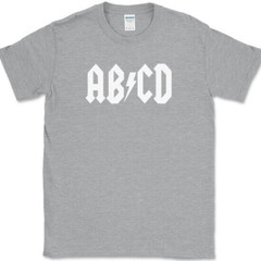 A B C D T-Shirt Funny Alphabet Humor Joke Gift Novelty Tee