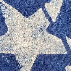 Vintage 80s American Flag Stars AOP Shirt Large 22×27 Crop