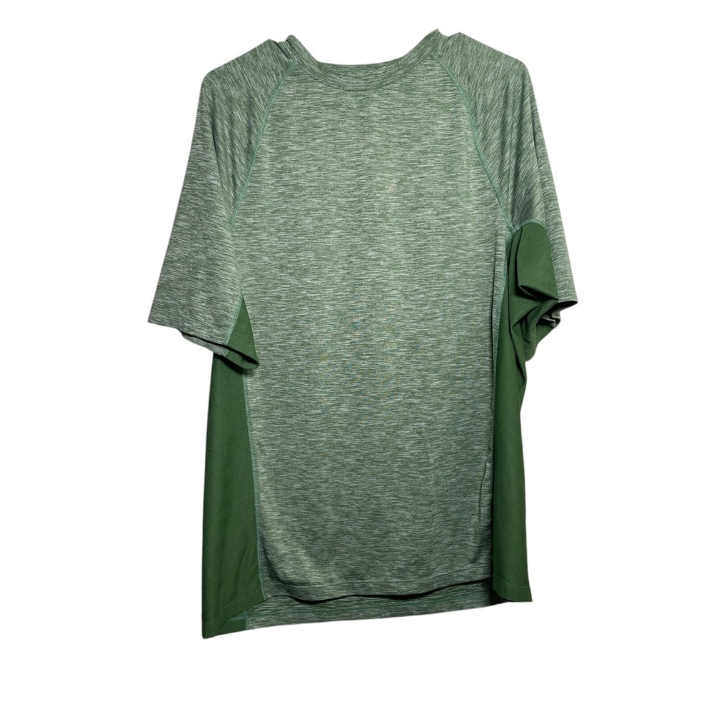 Duluth Trading Co Shirt Men’s Medium Green Vented Athletic Short Sleeve Top