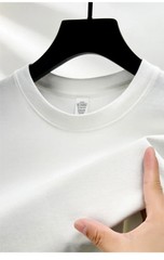 Men T Shirt 100% Cotton Short Sleeve Round Neck Breathable Half Sleeve Casual
