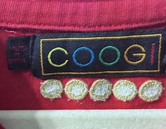 VINTAGE Coogi Shirt Men 2x Red MCMLXIX Hip Hop Graphic T Tee 90s Y2K Streetwear