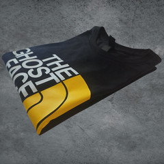 The Ghost Face Parody Black T-Shirt – Soft modern fit 90s Hip Hop tee