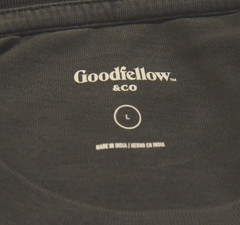 NWT Goodfellow & Co Men’s Size L Faded Black Relaxed Fit T-shirt Short Sleeves