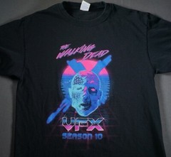 The Walking Dead Shirt Mens Medium VFX Crew Tee Season 10 AMC Television Tee