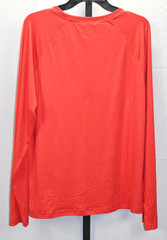 Red Dad Elf Long Sleeve Pullover Soft Top Size M 95% Rayon 5% Spandex NWT