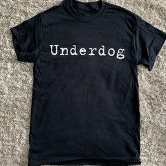 Underdog BAND basic shirt black T-shirt short sleeve JN2492