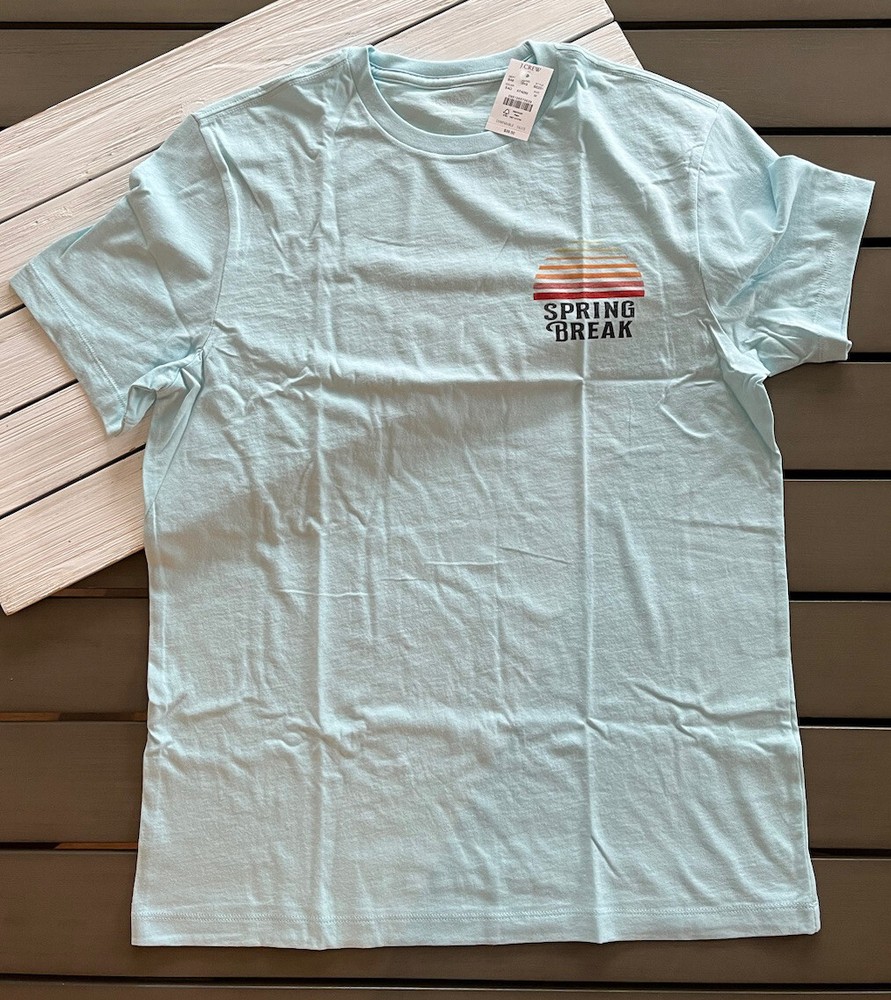 J. Crew Factory Men’s “Spring Break” Graphic T Shirt