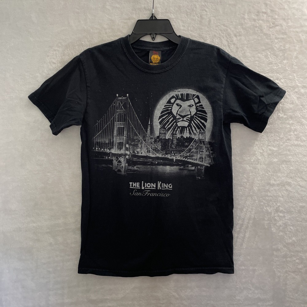 Disney The Lion King Play Mens T Shirt Black Graphic Small Cotton Crew Neck