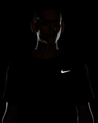 NIKE DRI-FIT MILER UV MENS T-SHIRT FITNESS TRAINING GYM SHORT SLEEVE RUNNING TOP