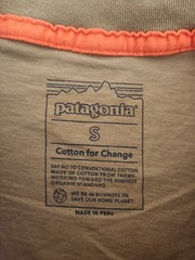 Patagonia Forge Born T-Shirt BobCat Brown Cotton Men’s Size Small New With Tags