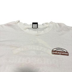 Patagonia Sapporo Hokusai Wave Vintage T-Shirt Made in USA Size M White