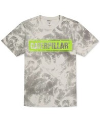 Caterpillar Men’s All Cotton Connect Aop Tee In Lunar Rock, Grey, S