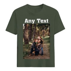 Personalized Casual T-Shirt with Custom Logo Pattern – Soft Tee for Men Women
