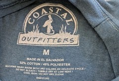 Coastal Outfitters Short Sleeve Blue T Shirt Men’s Size Medium