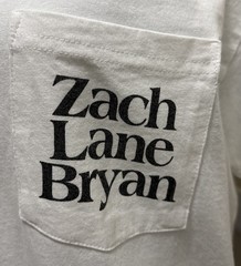 2024 Zach Bryan quittin time tour pocket t shirt Size large L