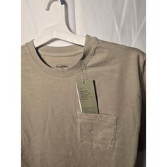 Mens Heavyweight Short Sleeve T-Shirt Goodfellow & Co Hematite XXL