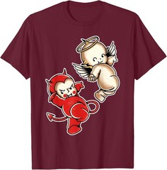 Kewpie Baby Devil Angel Cherubs T-Shirt