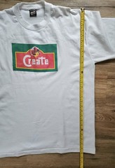 80’s 90’s Creamette Brand Create Logo Front Back Tshirt Best White USA XL