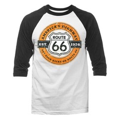 Route 66 Americas Highway Graphic 3/4 Sleeve Raglan