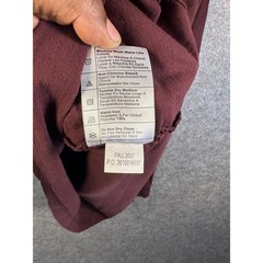 Carhartt Mens Loose Fit Long Sleeve Pocket T-Shirt Burgundy Maroon K126 Size M