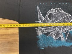 New Blackbird A-4 Skyhawk Plane T-Shirt Size XXL Double Sided