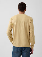 $35 GAP Everyday Soft Relaxed Logo Men’s Cotton T-Shirt Size M Yellow NWT