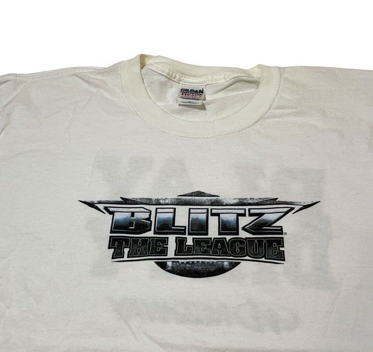 Vintage 2005 Blitz The League PlayStation Xbox Midway Promo Shirt Adult XL