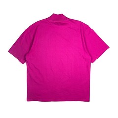 Calvin Klein 205W39NYC Mens Pink Logo Mock Neck Short Sleeve Cotton Knit XL
