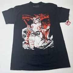 Bad Habits Graphic T-shirt Men’s Size Medium Black Crewneck Anime Girl S/S New