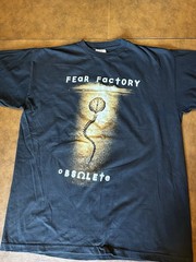 Fear Factory original vintage Obsolete T-shirt XL Blue Grape Machine Head