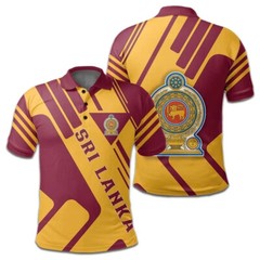 Mens Sri Lanka Summer Polo T-Shirt Souvenir Short Sleeve Tee Tops Casual T Shirt