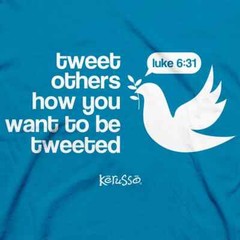 Kerusso Christian Tweet Short Sleeve T-Shirts, Pacific Blue, Unisex, S-3XL-NEW