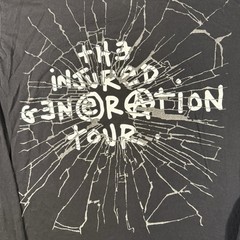ASAP Rocky Injured Generation Tour Shirt Mens Sz L Double Sided Rap Music 2019