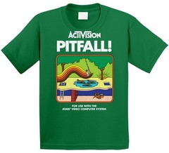 Pitfall, T-Shirt, Classic, Game, Video, Atari, Activision, Retro, 1980’s