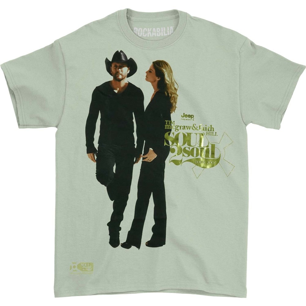 Men’s Tim Mcgraw T-shirt Medium Natural